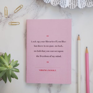 Virginia Woolf Notebook - Women Writers Pocket Notebooks - Gift for readers, writers, book lover - Stationery - Journal - Notepad - Literary