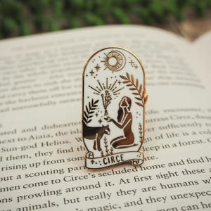 Circe Enamel Pin – Greek Mythology Collection - Book Pin Badge - Feminist Pin - Literature Gift - Dark Academia - Witch Pin image 6