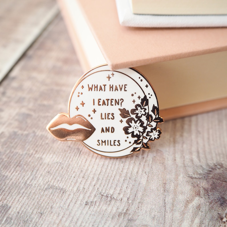 Women Poets Enamel Pin Collection Book Lover Feminist Pin Literature Gift Lapel Pins Bookish Pin Badge Rose Gold Enamel Pins image 7