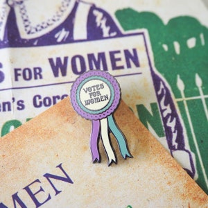 Votes for Women Enamel Pin - Votes for Women Collection - Feminist Enamel Pin - Feminism - Lapel Pins - Girl Power - Suffragettes