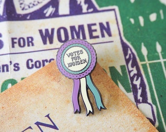 Votes for Women Enamel Pin - Votes for Women Collection - Feminist Enamel Pin - Feminism - Lapel Pins - Girl Power - Suffragettes