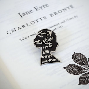 Jane Eyre Enamel Pin Badge – Charlotte Brontë Quote Badge – Feminist Book Lover Gift – Gothic Literature Pin – Teacher Gift - Booktok Gift image 5