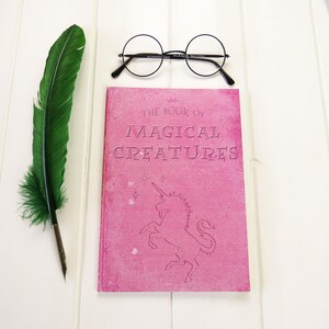 Magical Creatures A5 Notebook - Unicorn Notebook - Witches & Wizards - Back to School - Geek Gift - Notepad Jotter - Magic - Stationery
