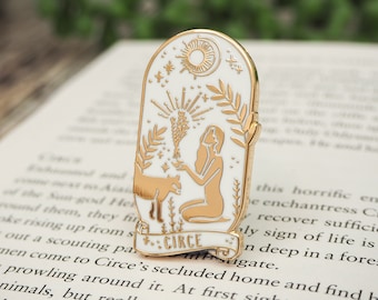 Circe Enamel Pin – Greek Mythology Collection - Book Pin Badge - Feminist Pin - Literature Gift - Dark Academia - Witch Pin