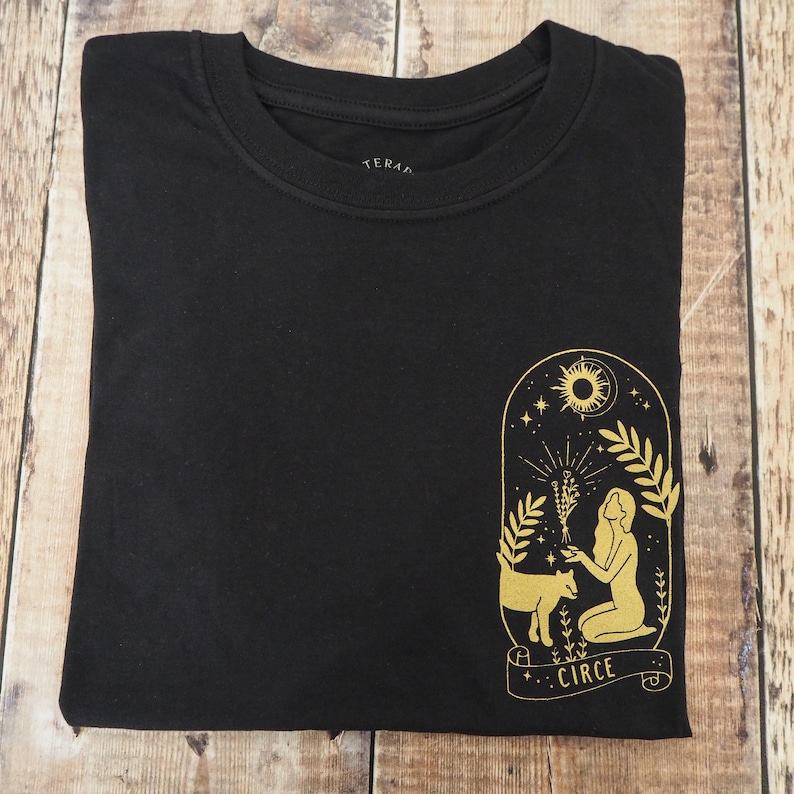 Circe T-shirt - Greek Mythology T-shirt - Ancient Greece - Book Lover - Black Tee - Literature Gift - Witch Tshirt image 6