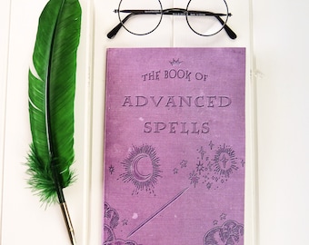 Advanced Spells A5 Notebook - Witches & Wizards - Back to School Gifts - Geek Gift - Notepad Jotter