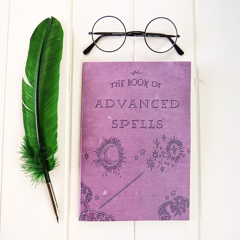 Magic Notebooks Set of Three Spells, Potions, Magical A5 Notebooks Witches & Wizards Stationery Geek Gift Book Lover Stationery image 7