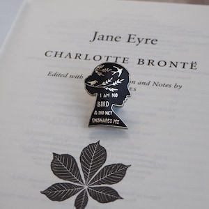 Jane Eyre Enamel Pin Badge – Charlotte Brontë Quote Badge – Feminist Book Lover Gift – Gothic Literature Pin – Teacher Gift - Booktok Gift image 10