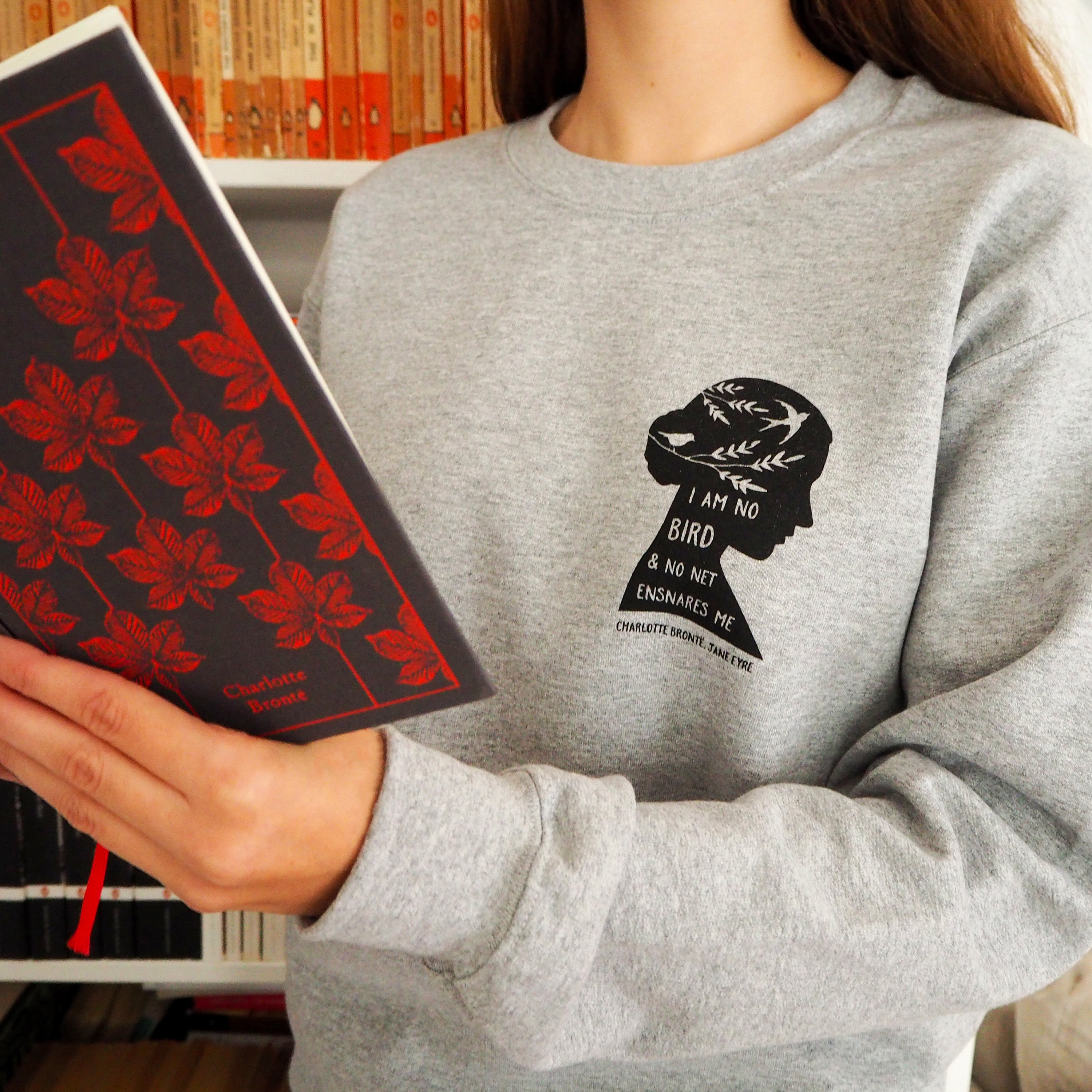 Jane Eyre Sweatshirt - Feminist Sweater - Charlotte Bronte - Slogan S…