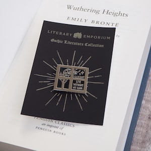 Wuthering Heights Enamel Pin Badge – Emily Brontë Quote Badge – Gothic Romance Book Lover Gift – Dark Academia Accessory - Booktok Gift image 9