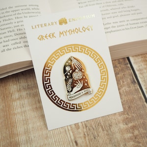 Greek Mythology Enamel Pin Set - Greek Myth Collection - Book Pin Badge - Feminist Pin - Literature Gift - Dark Academia image 9