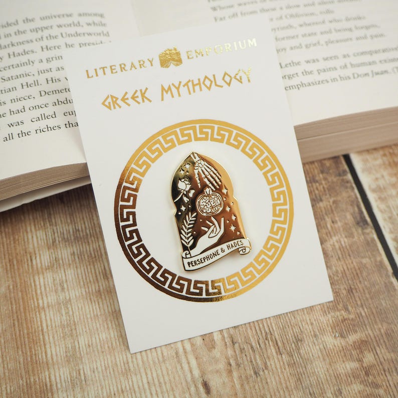 Greek Mythology Enamel Pin Set - Greek Myth Collection - Book Pin Badge - Feminist Pin - Literature Gift - Dark Academia image 9