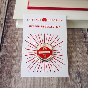 Nolite Te Bastardes Carborundorum Enamel Pin - The Handmaids Tale Enamel Pin - Dystopian Literature Collection - Book Lover - Feminist Pin image 3