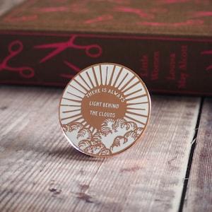 Little Women Enamel Pin - Louisa May Alcott - Book Lover - Feminist Pin - Literature Gift - Bookish Pin Badge - Inspiring Quote