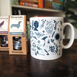 Literary Emporium Mug - Bookish Mug and Tea Set - Book Lover Mug