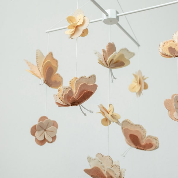 Butterfly Crib Mobile Etsy