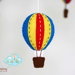 Primary color baby mobile, Bold colors baby mobile, Red green blue yellow baby mobile image 3