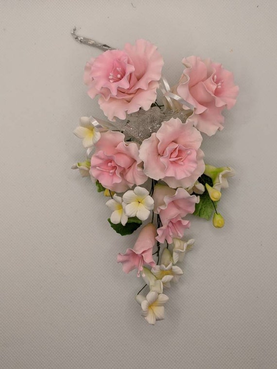GUM PASTE FLOWER Spray Cake Decoration Cake Pink Gladiolus Etsy