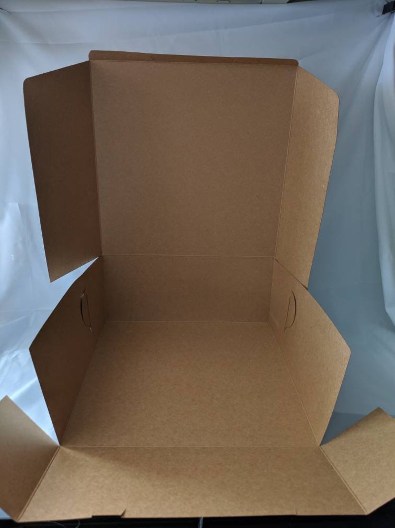 14x14x6 White Cake Box, Bakery Etsy