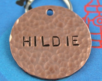 Hammered Texture Tag - Personalized Pet ID Tag
