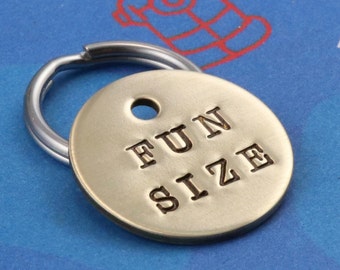 SMALL Cute Dog or Cat Tag -  Funny ID Tag - Fun Size - Phone Number on Back