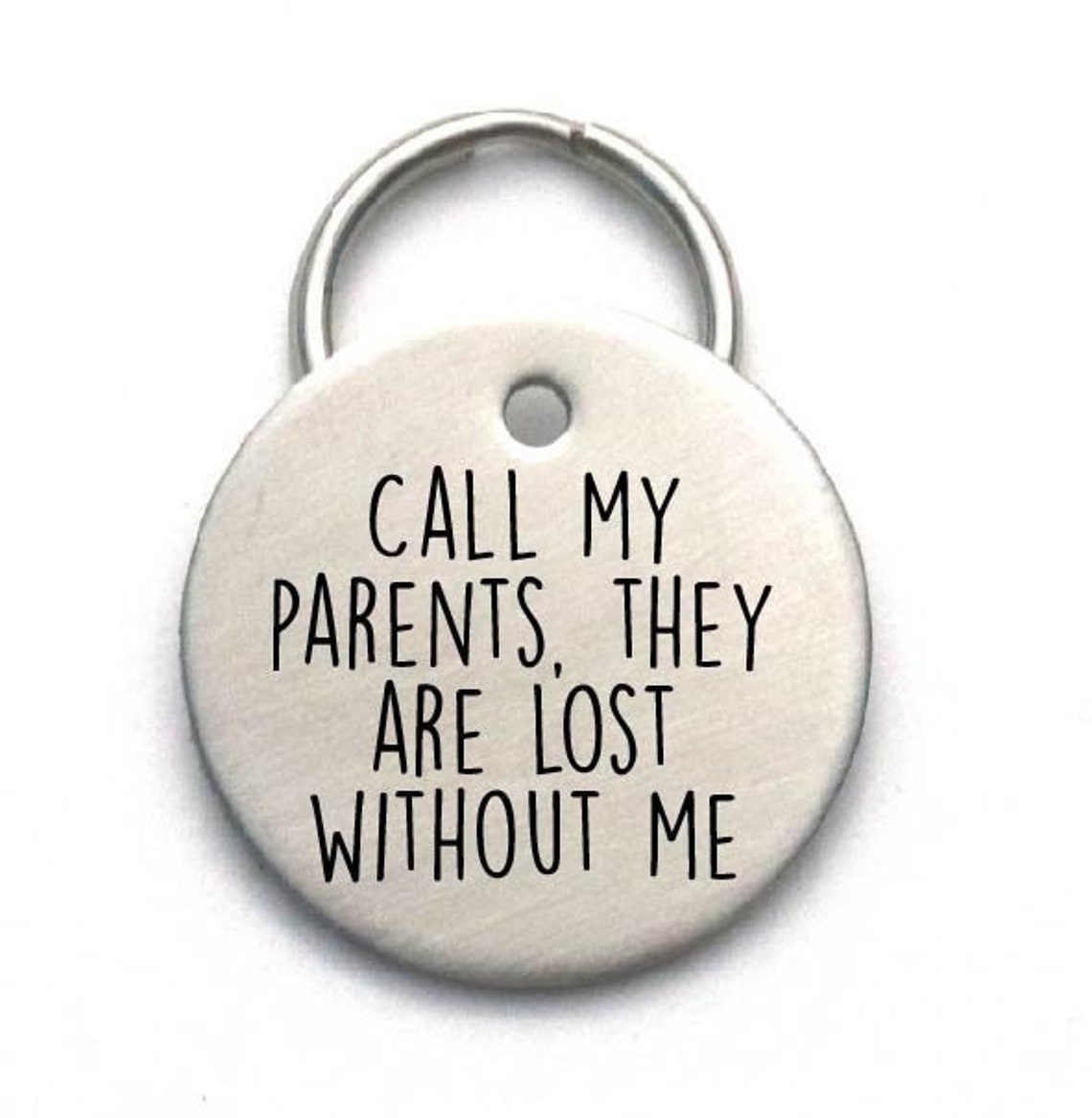 Funny Dog Tag Customized Engraved Pet ID Tag call My Etsy