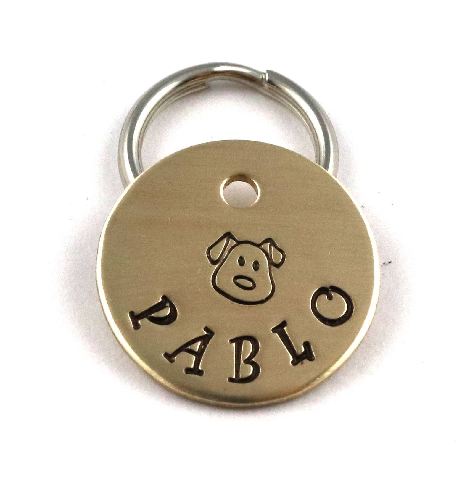 Dog Tags For Small Dogs
 SMALL Dog Tag Nickel Silver Customized Pet Tag Small Dog Etsy