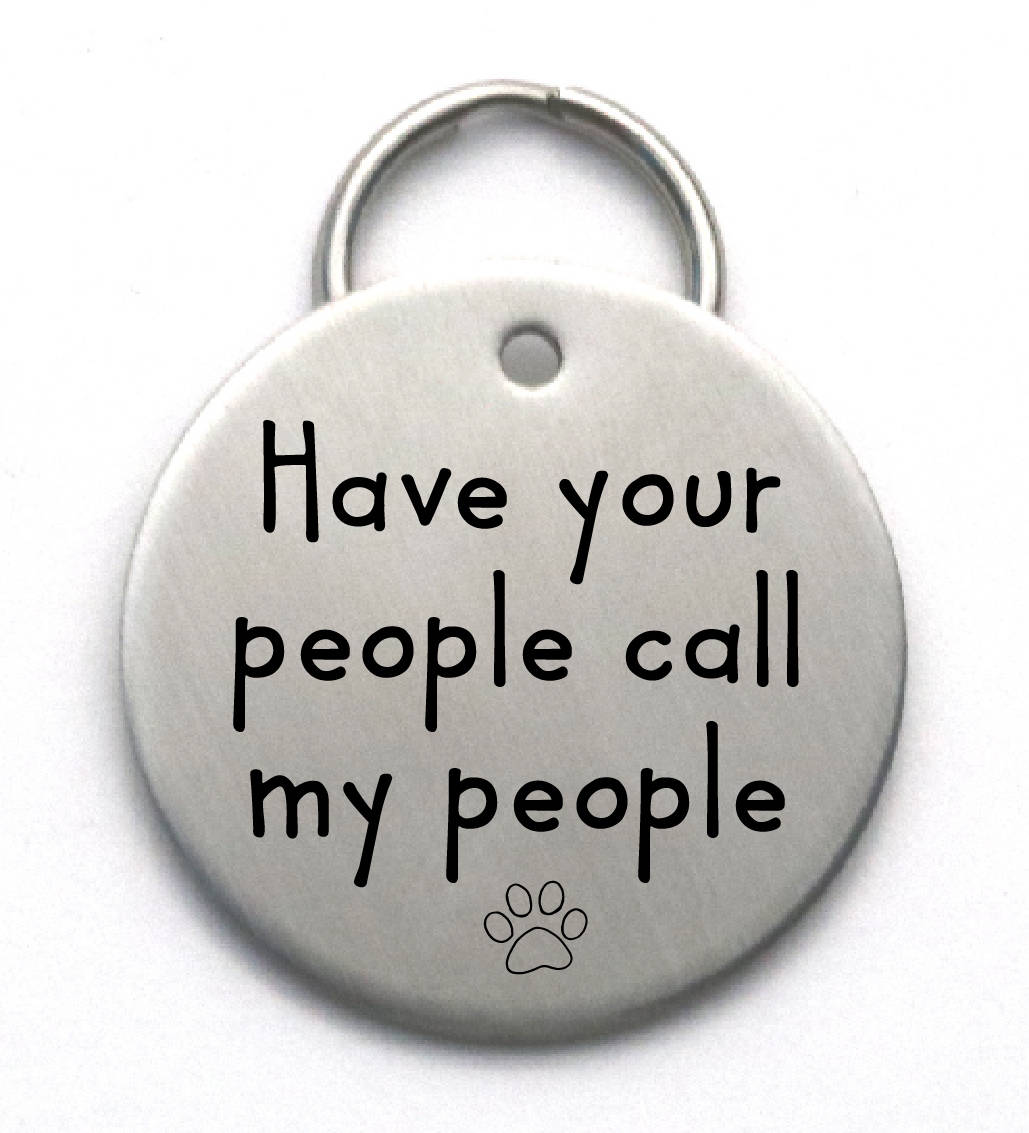 LARGE Customized Dog Tag Unique Pet Tag Engraved Have Etsy