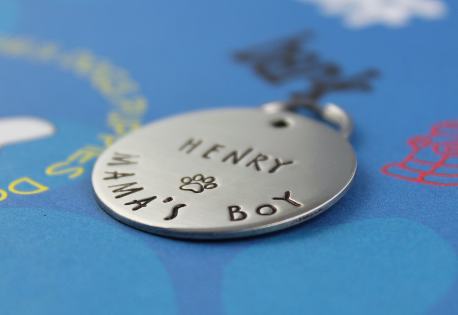 LARGE Size Dog Tag Customized Unique Pet Tag Mama's or Etsy