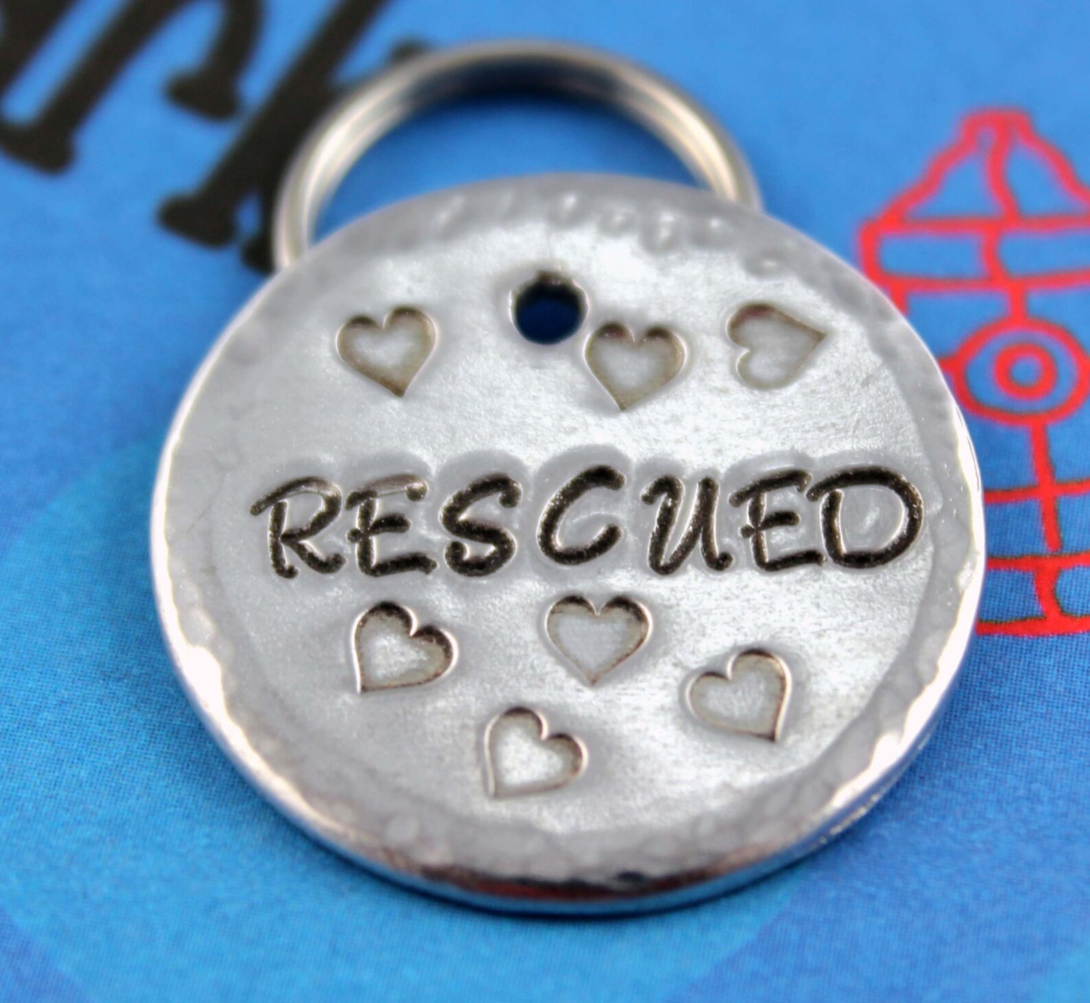 Metal Dog Tag Personalized Dog Collar Tag Pet Name Tag Etsy