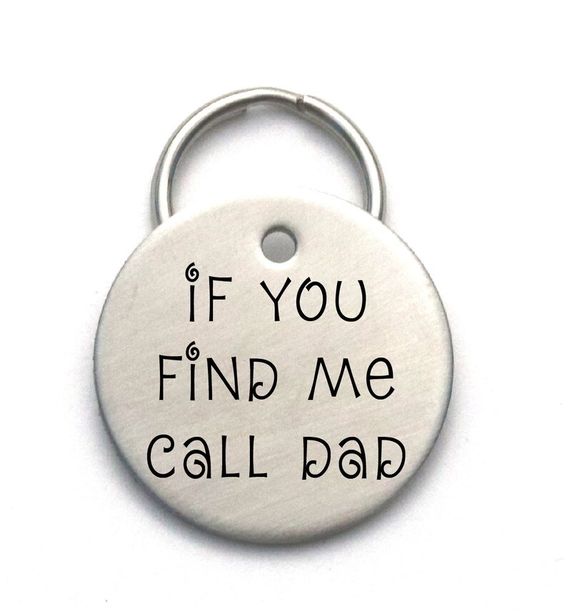 Custom Metal Dog Tag - Engraved Pet Tag - If You Find Me Call Mom - Etsy