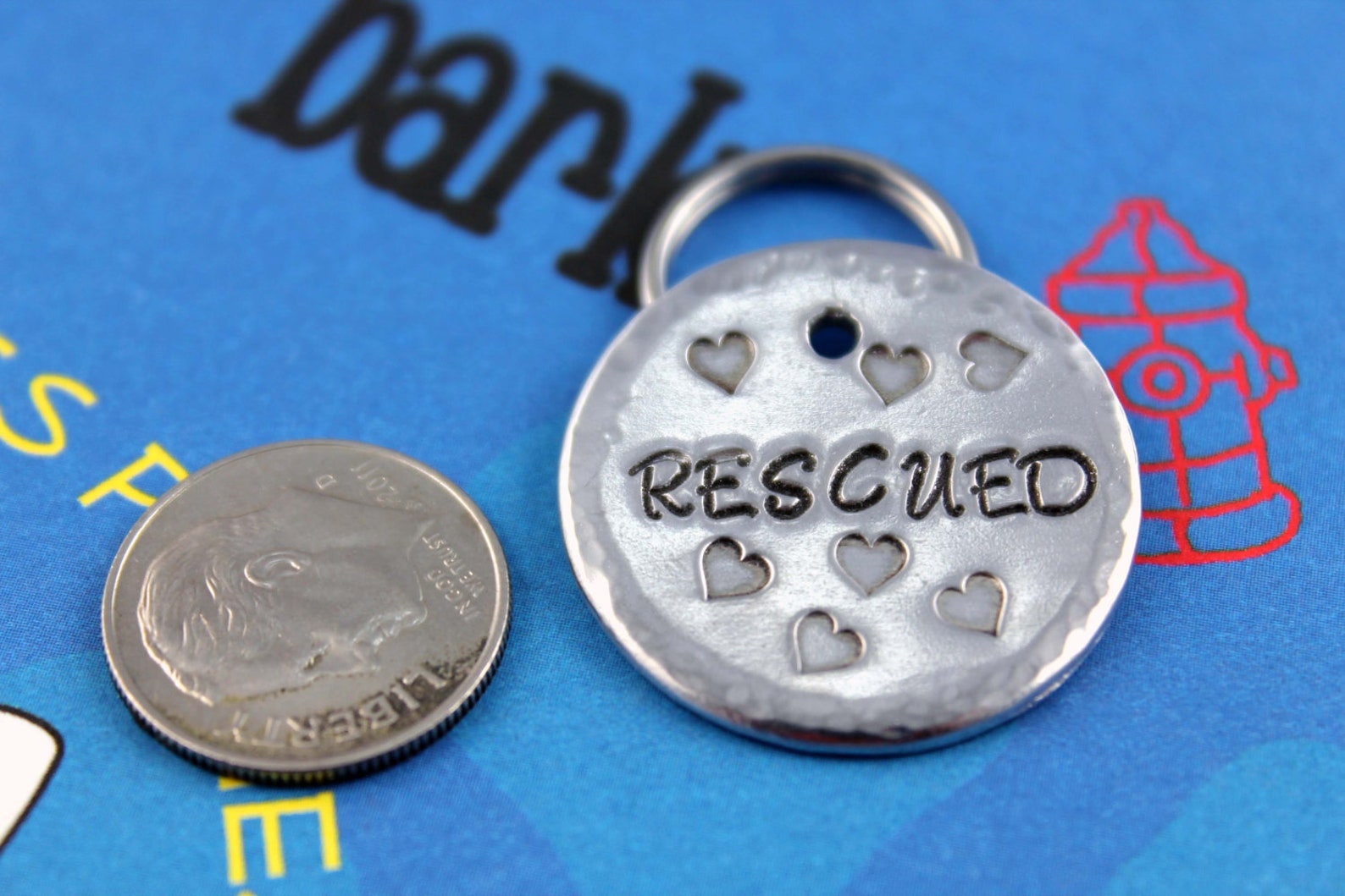 Metal Dog Tag Personalized Dog Collar Tag Pet Name Tag Etsy