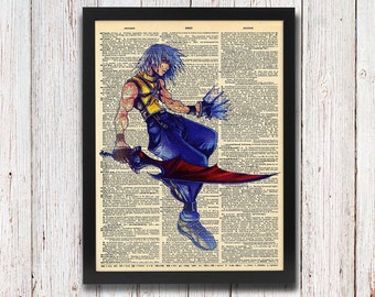 Kingdom Hearts Riku Dictionary Art