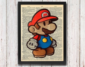 Paper Mario Dictionary Art