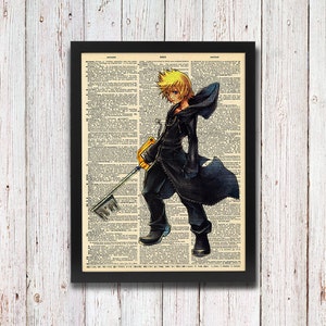 Kingdom Hearts Roxas Dictionary Art image 1