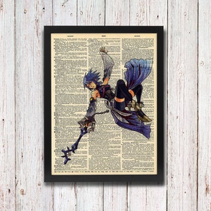 Kingdom Hearts Aqua Dictionary Art image 1