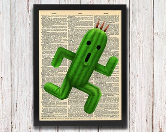 Final Fantasy Cactuar Dictionary Art