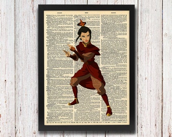 Avatar: The Last Airbender Azula Dictionary Art