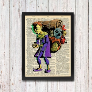 Legend of Zelda Majora's Mask Happy Mask Salesman Dictionary Art