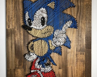 Sonic Gaming String Art