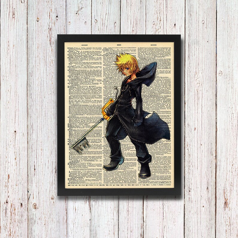 Kingdom Hearts Roxas Dictionary Art image 1