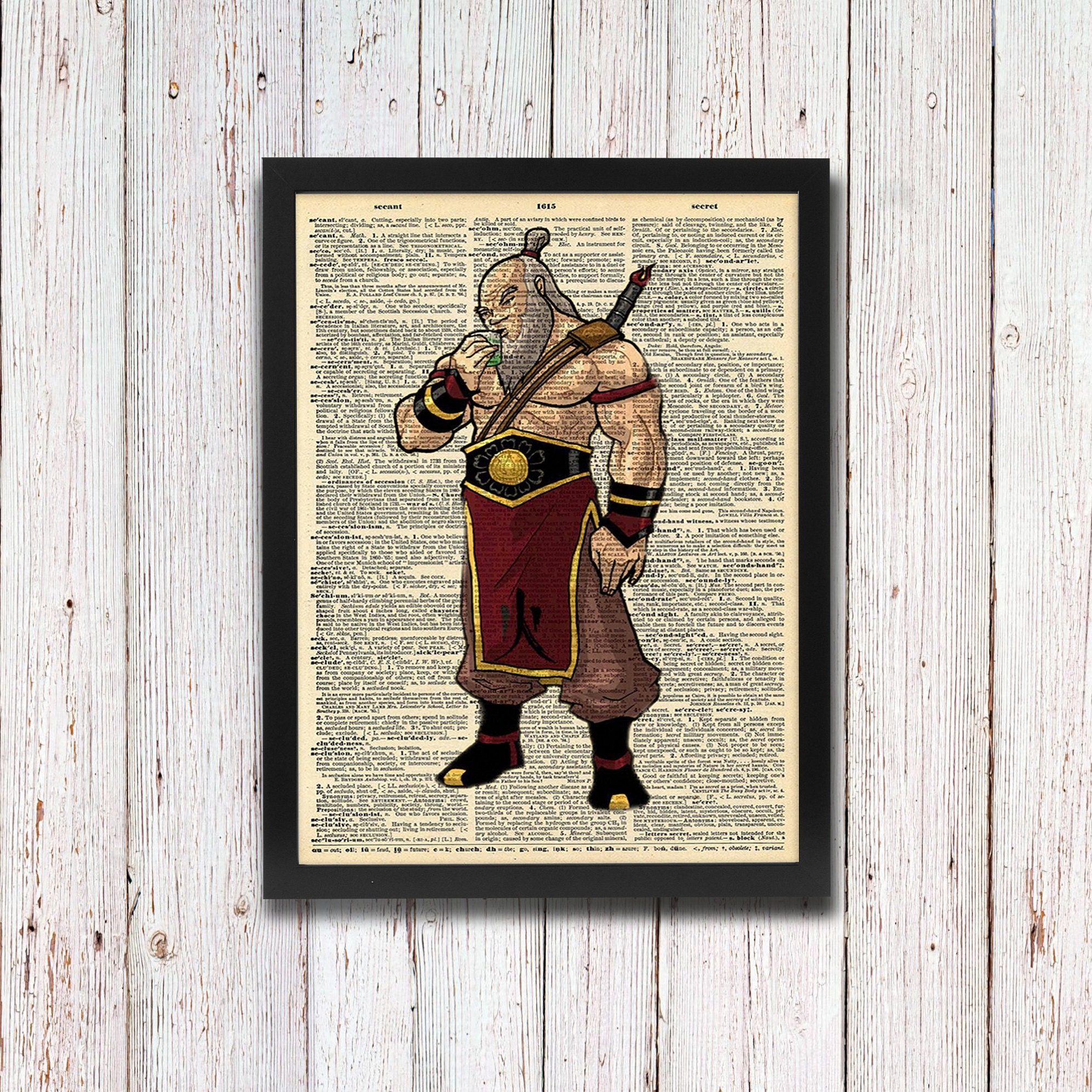 Avatar: The Last Airbender Uncle Iroh Dictionary Art