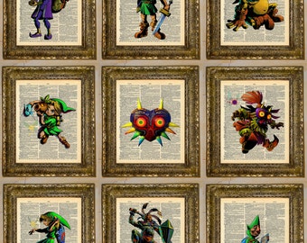 Legend of Zelda Majora's Mask Dictionary Art Series