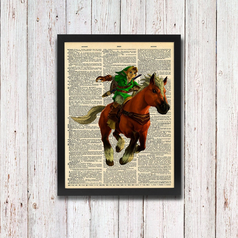 Tapisserie Murale Legend Of Zelda – Link Et Epona – Tissu Synthétique