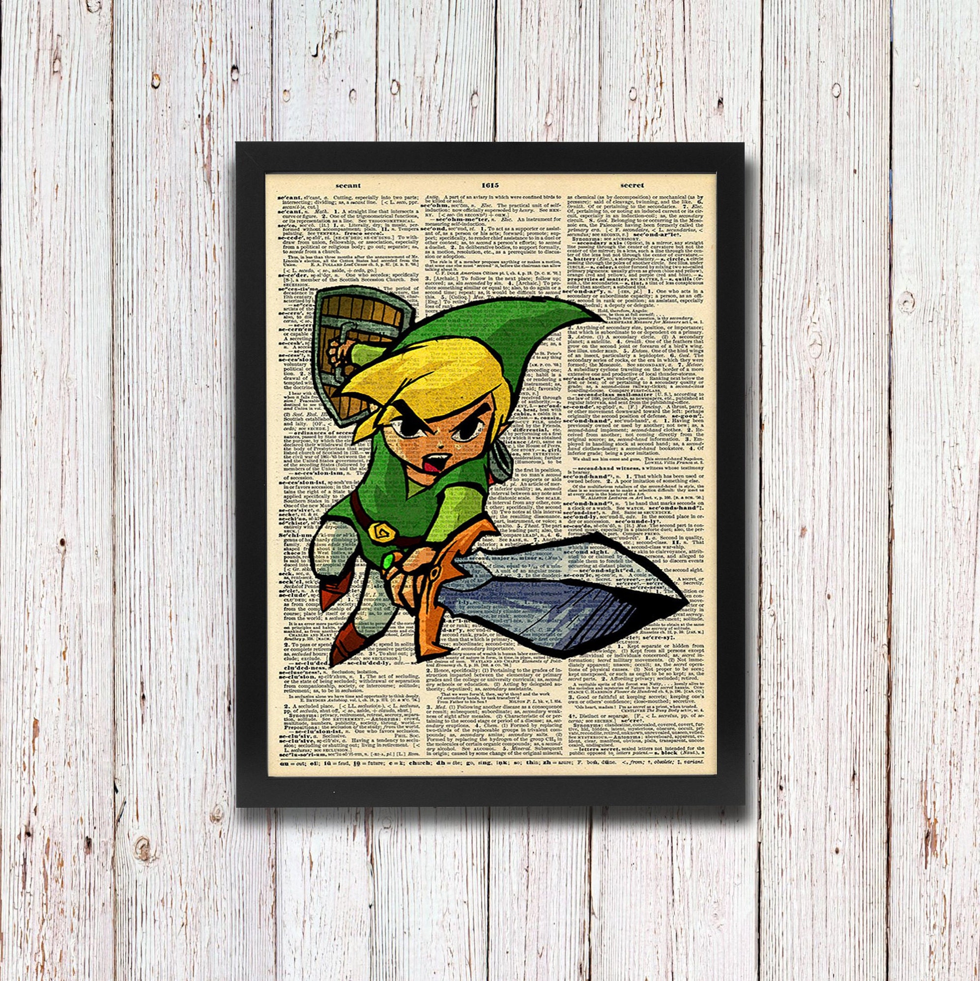 Toon Link Legend of Zelda: Wind Waker Vinyl Sticker by James Art Ville