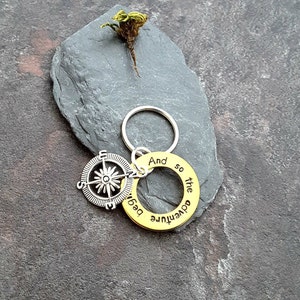 Adventure gift, Wanderlust gift, Traveller gift, Personalized Gift, Coordinates Keychain, Customized Keychain, Husband gift, Gift friend