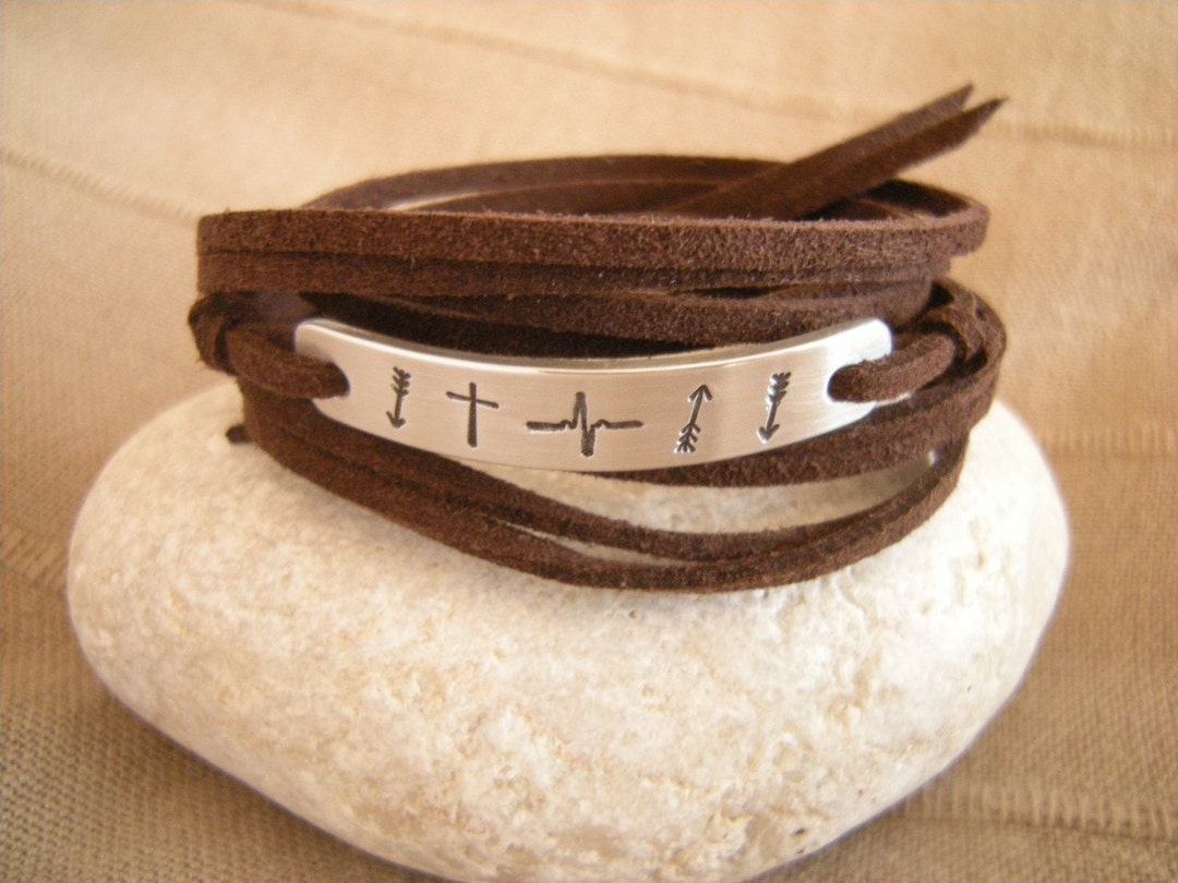 Jewelry Christian Wrap Bracelet Christian Bracelet Symbol Etsy