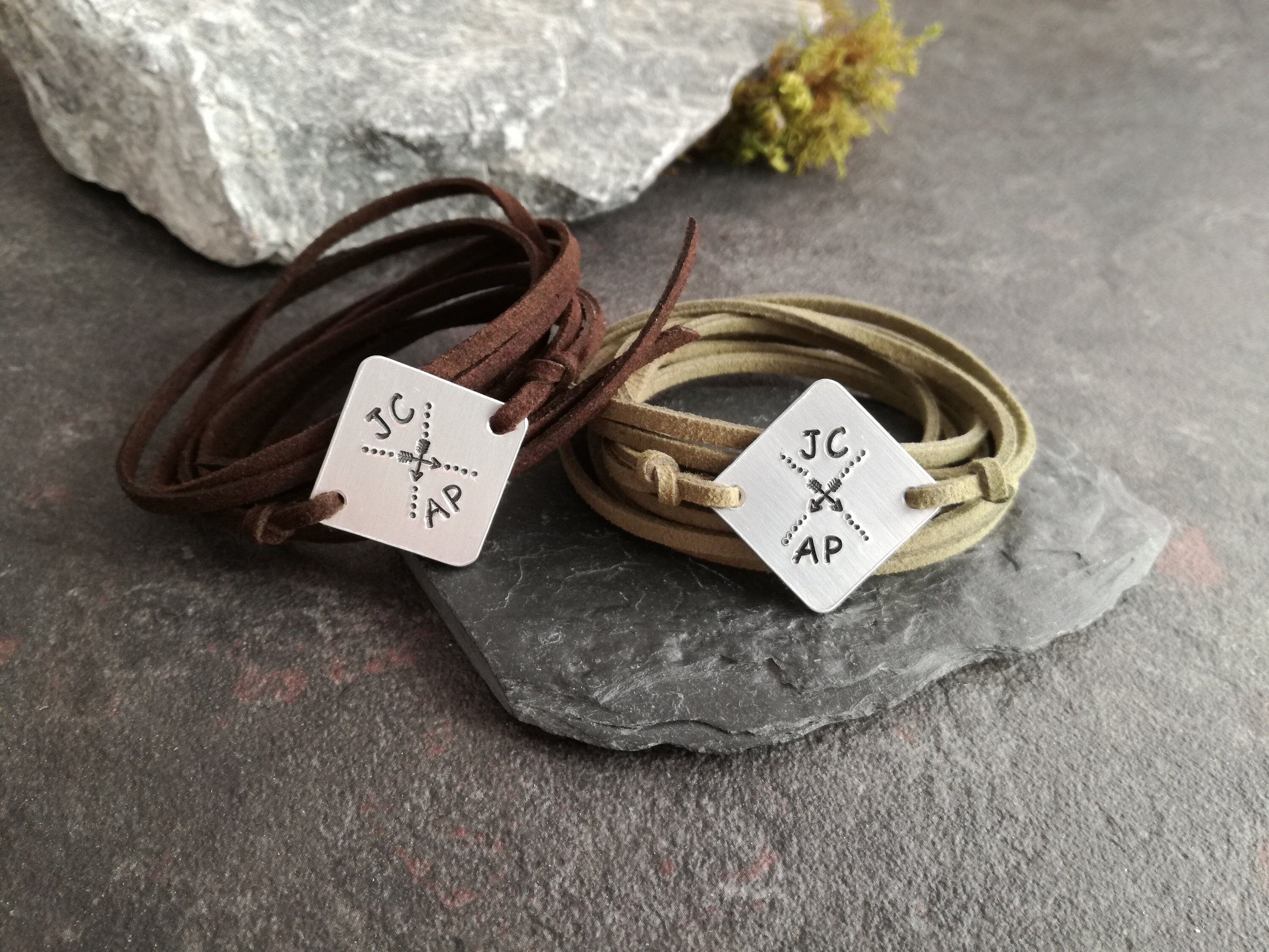 Friends Crossed Arrows Bracelet Friends bracelet Custom bracelet Gift for Bf Gf Personalized bracelet with initials Gift men woman