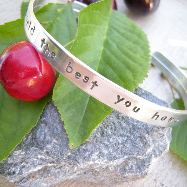 Graduation gift, Motivational bracelet, personalized bracelet, Inspirational Quote Bracelet, Graduation Bracelet, simple jewelry, minimalism