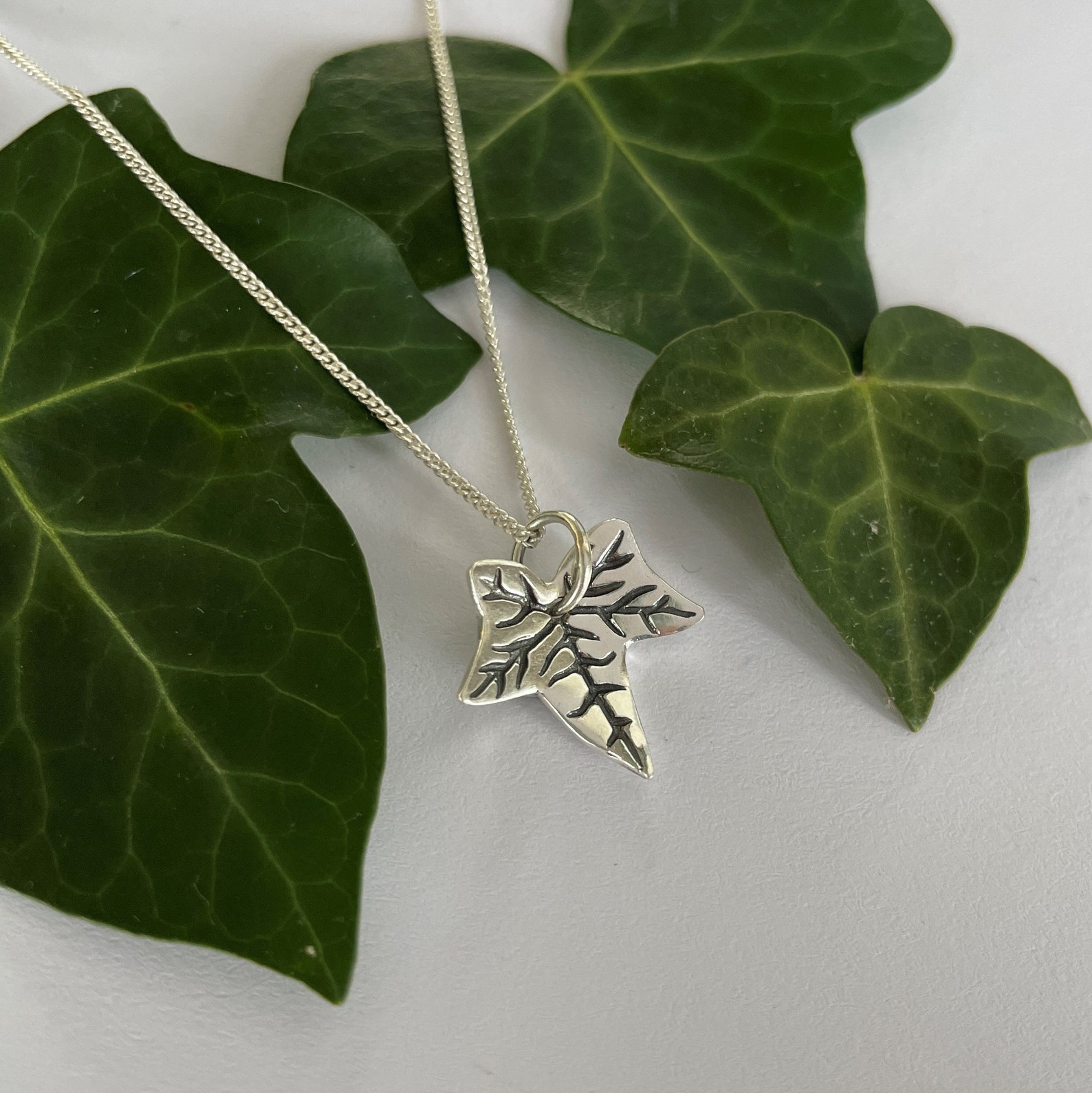 Ivy Chain Necklace in Silver main image 0